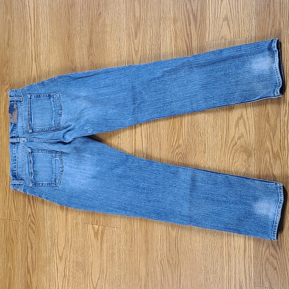 MOSSIMO 30x29 VINTAGE FADED DISTRESSED DENIM BLUE MENS TOTAL FLEX JEANS - Picture 2 of 8